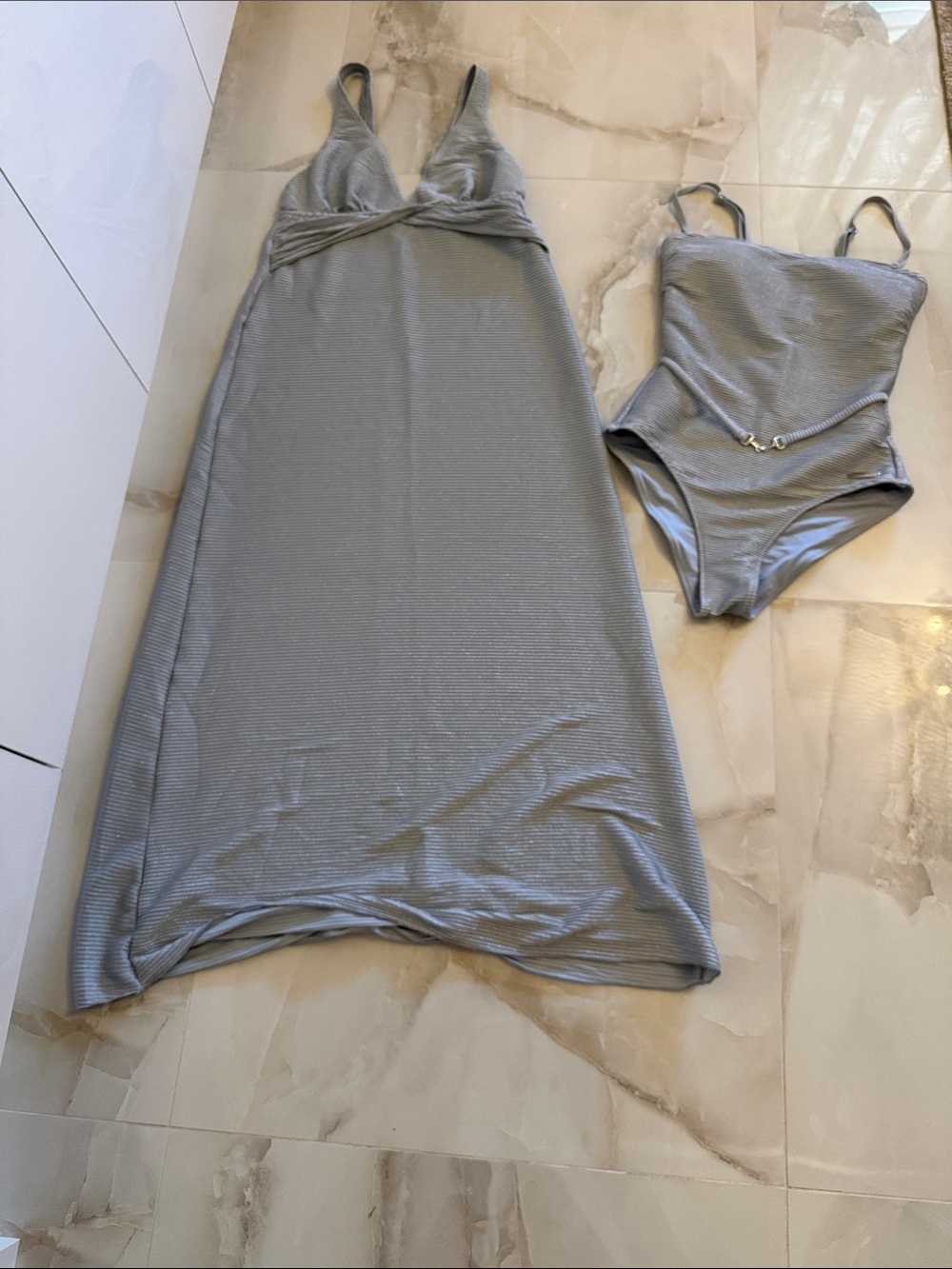 SORAYA ST BARTH SWIMSUIT AND MATCHING DRESS